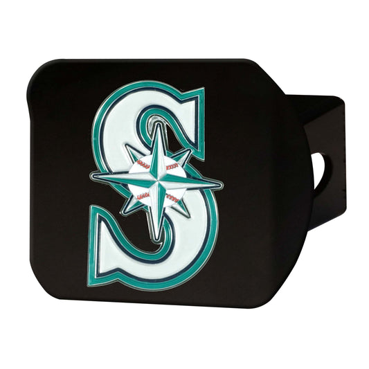 MLB - Seattle Mariners Color Hitch Cover - Black