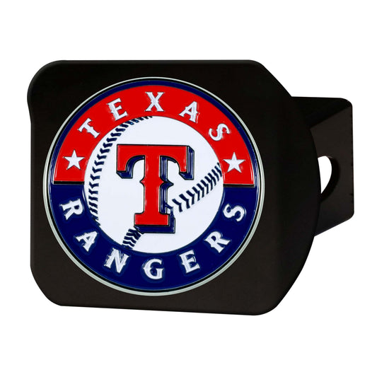 MLB - Texas Rangers Color Hitch Cover - Black