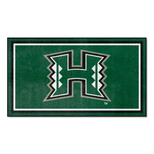 University of Hawaii 3x5 Rug