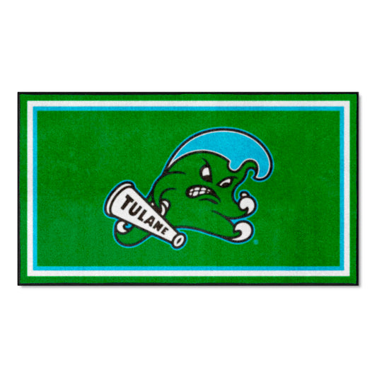 Tulane University 3x5 Rug