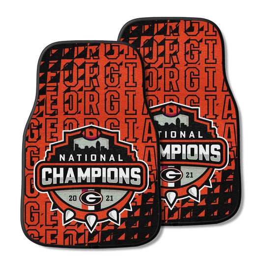 University of Georgia 2-pc Carpet Car Mat Set