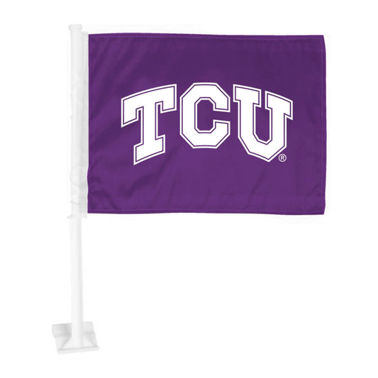 Texas Christian University Car Flag