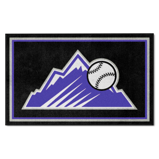 MLB - Colorado Rockies 4x6 Rug