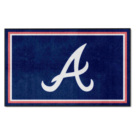 MLB - Atlanta Braves 4x6 Rug