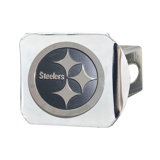 NFL - Pittsburgh Steelers Hitch Cover - Chrome