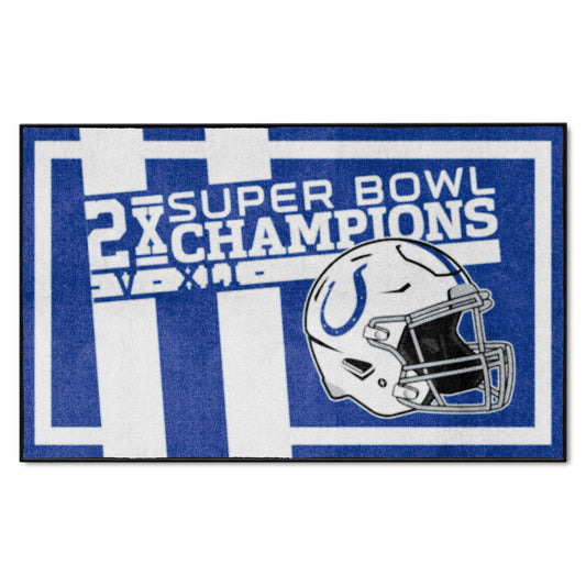 NFL - Indianapolis Colts Dynasty 4x6 Rug