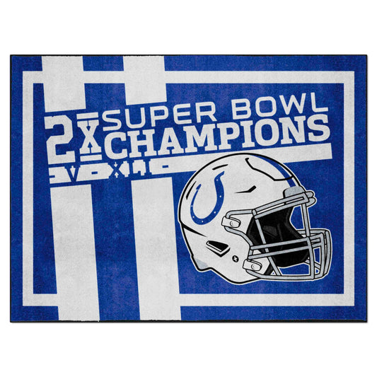 NFL - Indianapolis Colts Dynasty 8x10 Rug