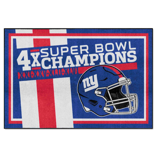 NFL - New York Giants Dynasty 5x8 Rug