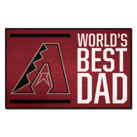 MLB - Arizona Diamondbacks Starter Mat - World's Best Dad