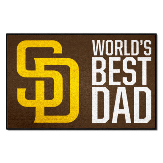 MLB - San Diego Padres Starter Mat - World's Best Dad