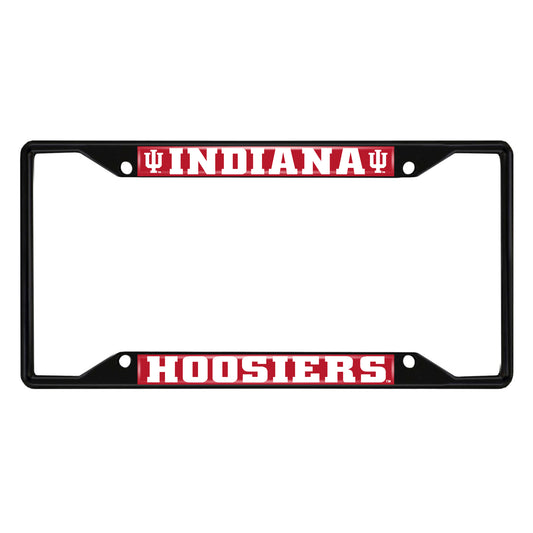 Indiana University License Plate Frame - Black