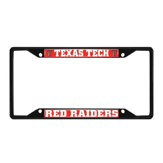 Texas Tech University License Plate Frame - Black