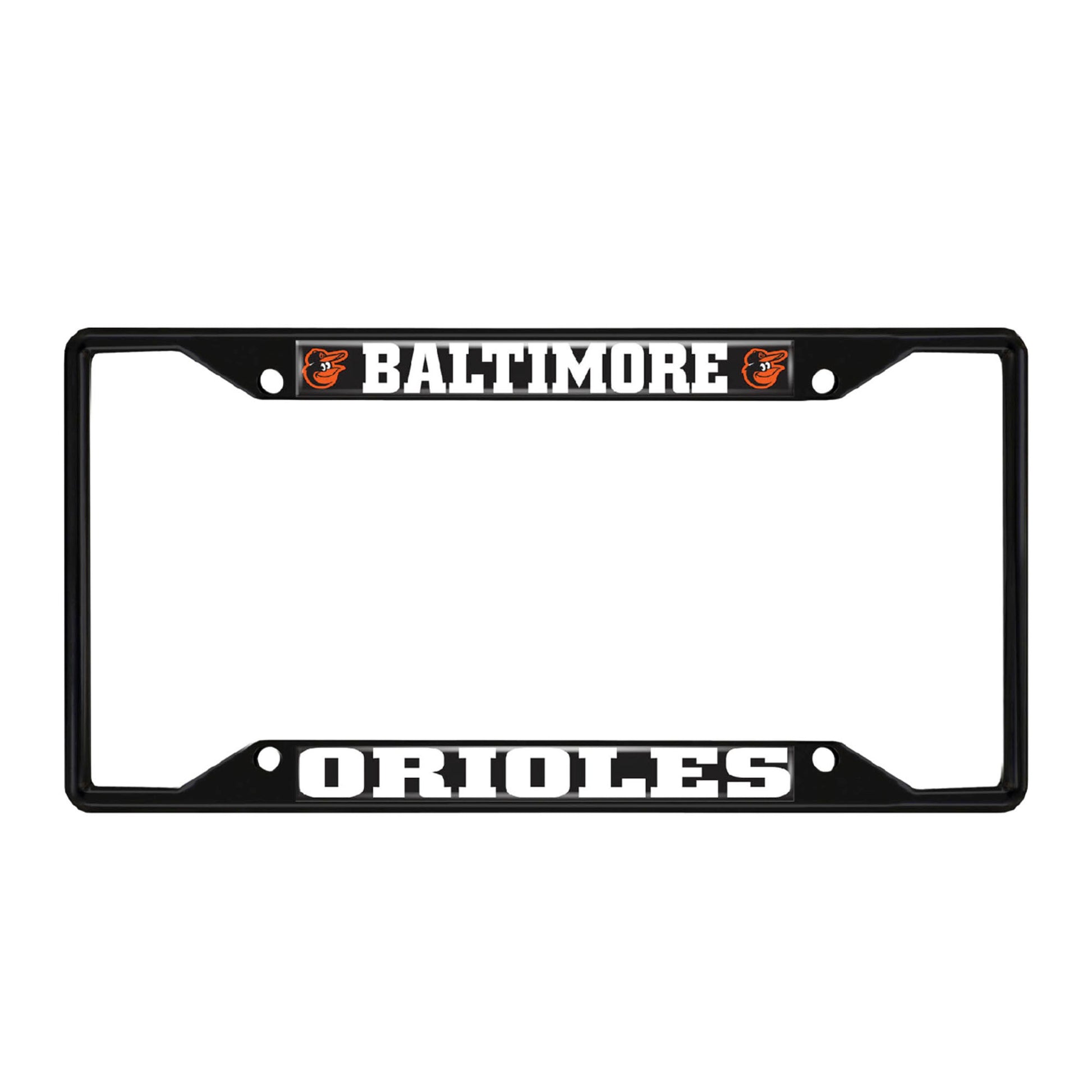 MLB - Baltimore Orioles License Plate Frame - Black