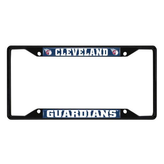 MLB - Cleveland Guardians License Plate Frame - Black