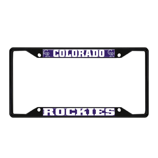 MLB - Colorado Rockies License Plate Frame - Black