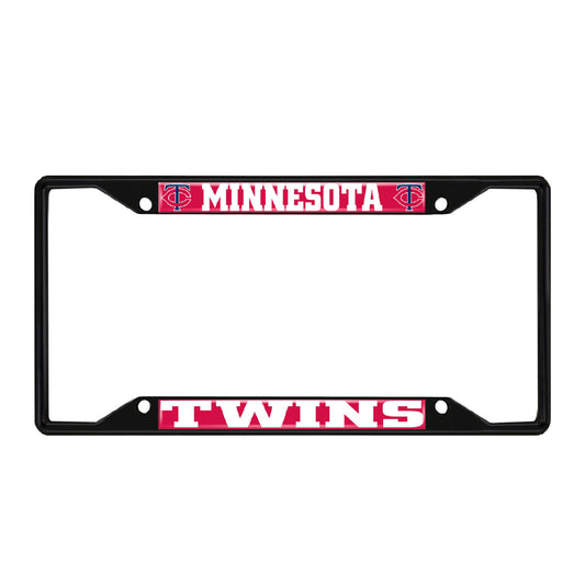 MLB - Minnesota Twins License Plate Frame - Black