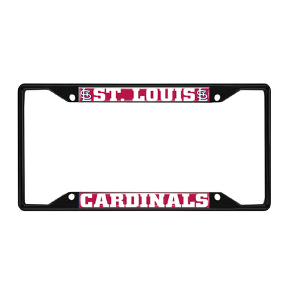 MLB - St. Louis Cardinals License Plate Frame - Black