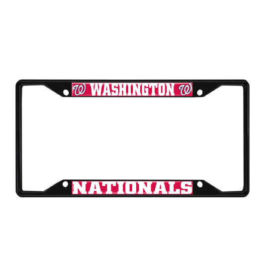 MLB - Washington Nationals License Plate Frame - Black