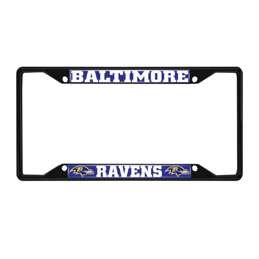 NFL - Baltimore Ravens License Plate Frame - Black