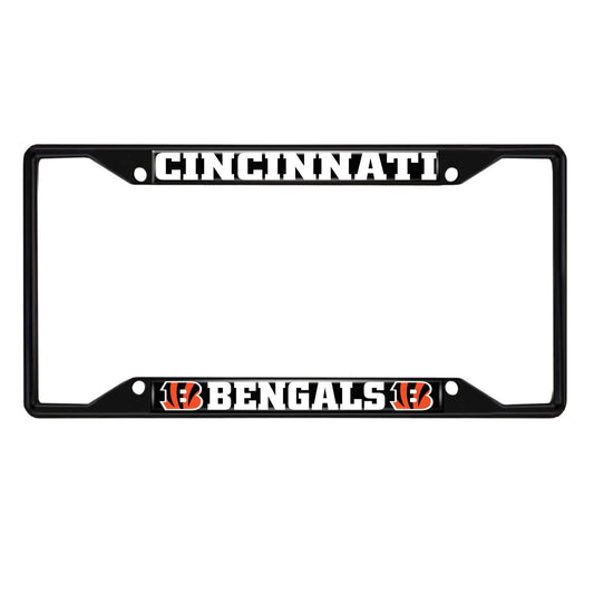 NFL - Cincinnati Bengals License Plate Frame - Black