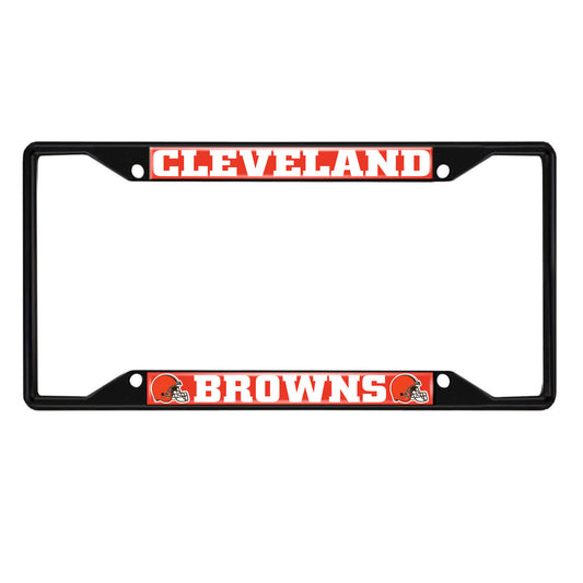 NFL - Cleveland Browns License Plate Frame - Black