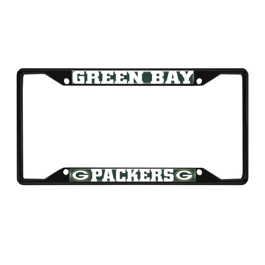 NFL - Green Bay Packers License Plate Frame - Black