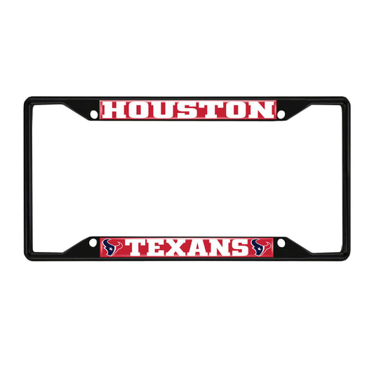 NFL - Houston Texans License Plate Frame - Black