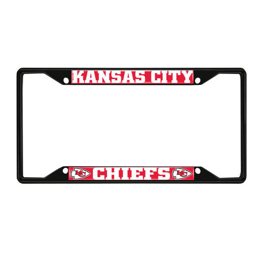 NFL - Kansas City Chiefs License Plate Frame - Black