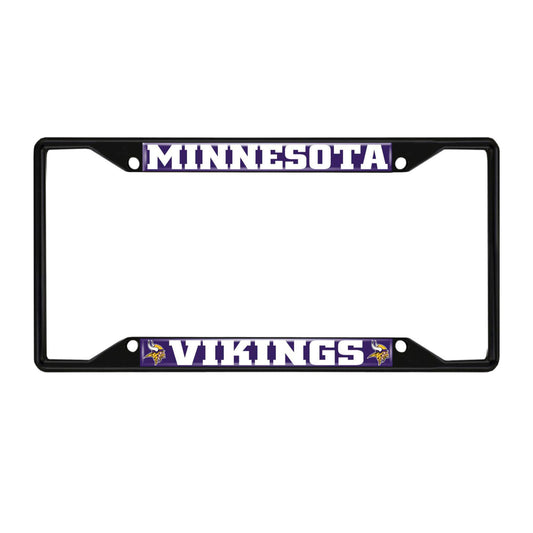 NFL - Minnesota Vikings License Plate Frame - Black