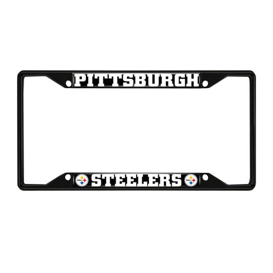 NFL - Pittsburgh Steelers License Plate Frame - Black