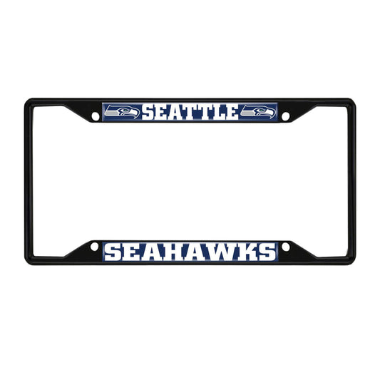 NFL - Seattle Seahawks License Plate Frame - Black