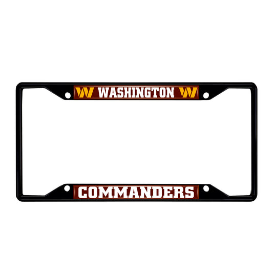 NFL - Washington Commanders License Plate Frame - Black