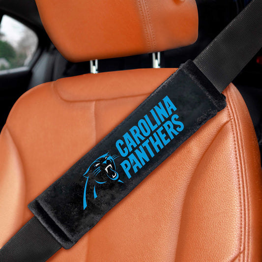 NFL - Carolina Panthers Embroidered Seatbelt Pad - Pair