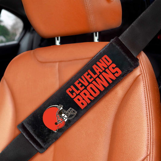 NFL - Cleveland Browns Embroidered Seatbelt Pad - Pair