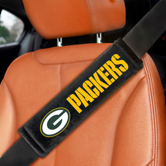 NFL - Green Bay Packers Embroidered Seatbelt Pad - Pair