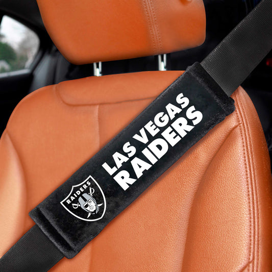 NFL - Las Vegas Raiders Embroidered Seatbelt Pad - Pair