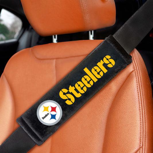 NFL - Pittsburgh Steelers Embroidered Seatbelt Pad - Pair