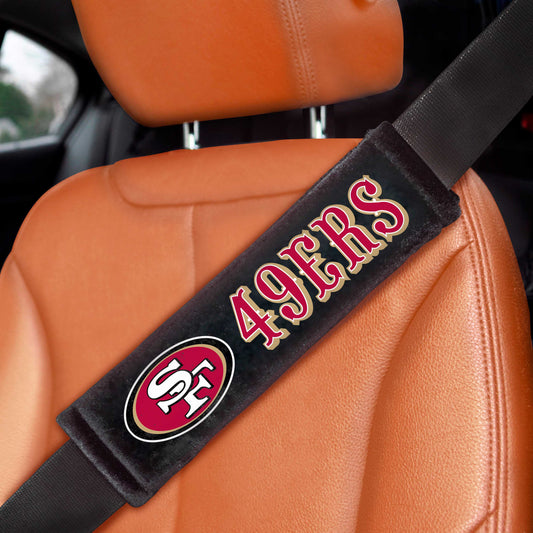 NFL - San Francisco 49ers Embroidered Seatbelt Pad - Pair