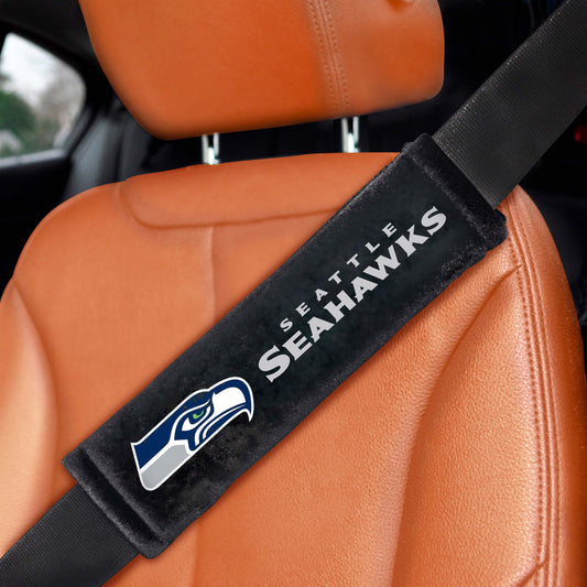 NFL - Seattle Seahawks Embroidered Seatbelt Pad - Pair