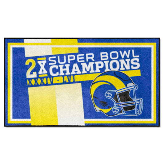 NFL - Los Angeles Rams Dynasty 3x5 Rug