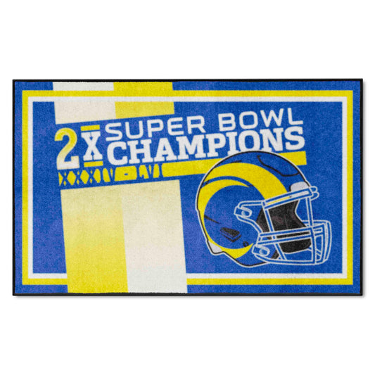 NFL - Los Angeles Rams Dynasty 4x6 Rug