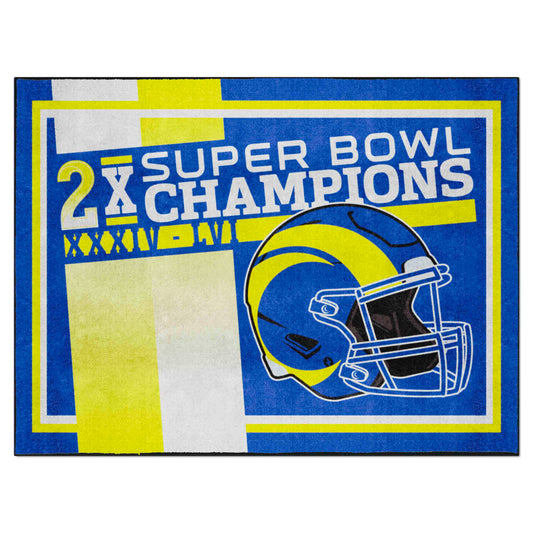 NFL - Los Angeles Rams Dynasty 8x10 Rug