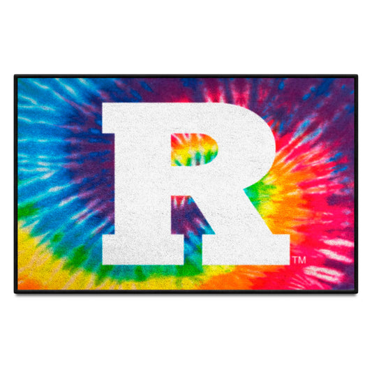 Rutgers University Starter Mat - Tie Dye