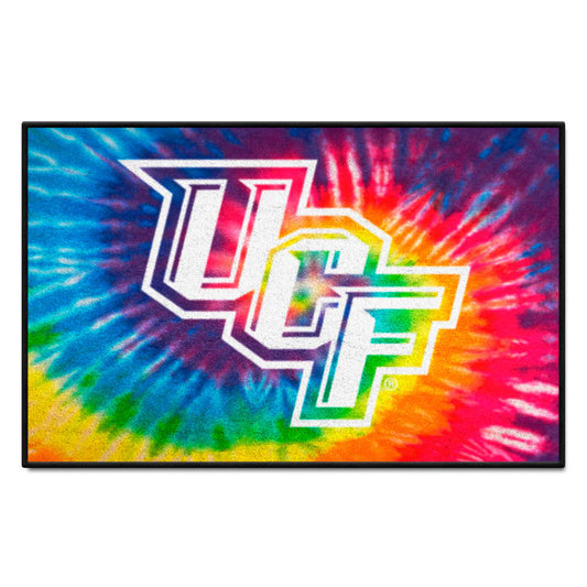 University of Central Florida Starter Mat - Tie Dye