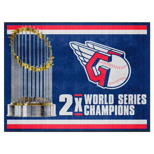 MLB - Cleveland Guardians Dynasty 8x10 Rug