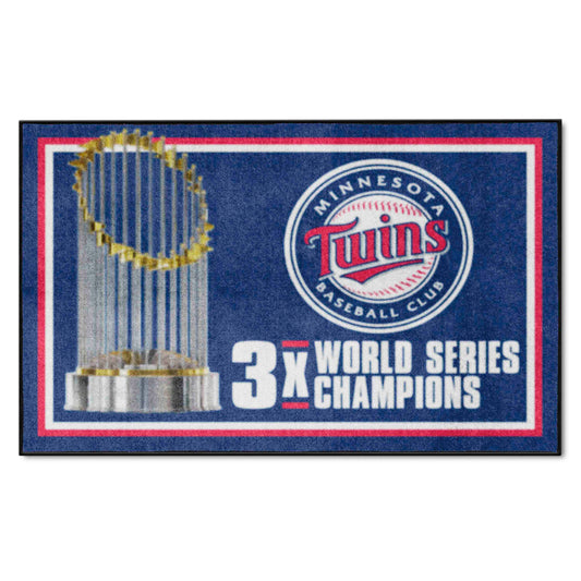 MLB - Minnesota Twins Dynasty 4x6 Rug