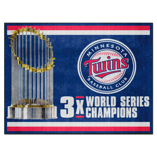 MLB - Minnesota Twins Dynasty 8x10 Rug