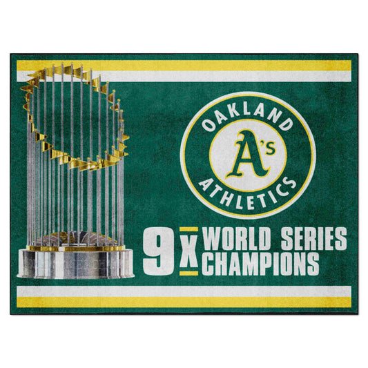 MLB - Oakland Athletics Dynasty 8x10 Rug