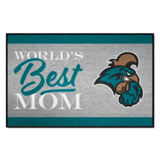 Coastal Carolina University Starter Mat - World's Best Mom