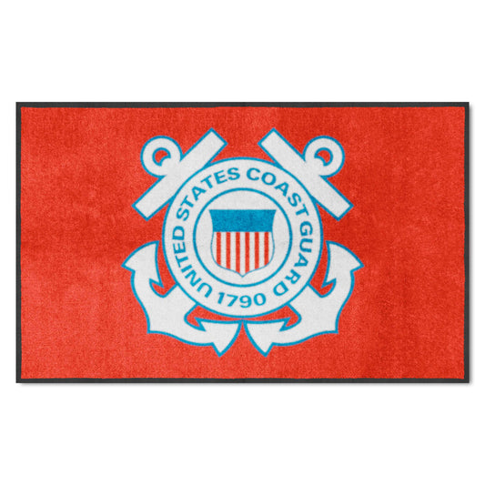 U.S. Coast Guard 4X6 Logo Mat - Landscape